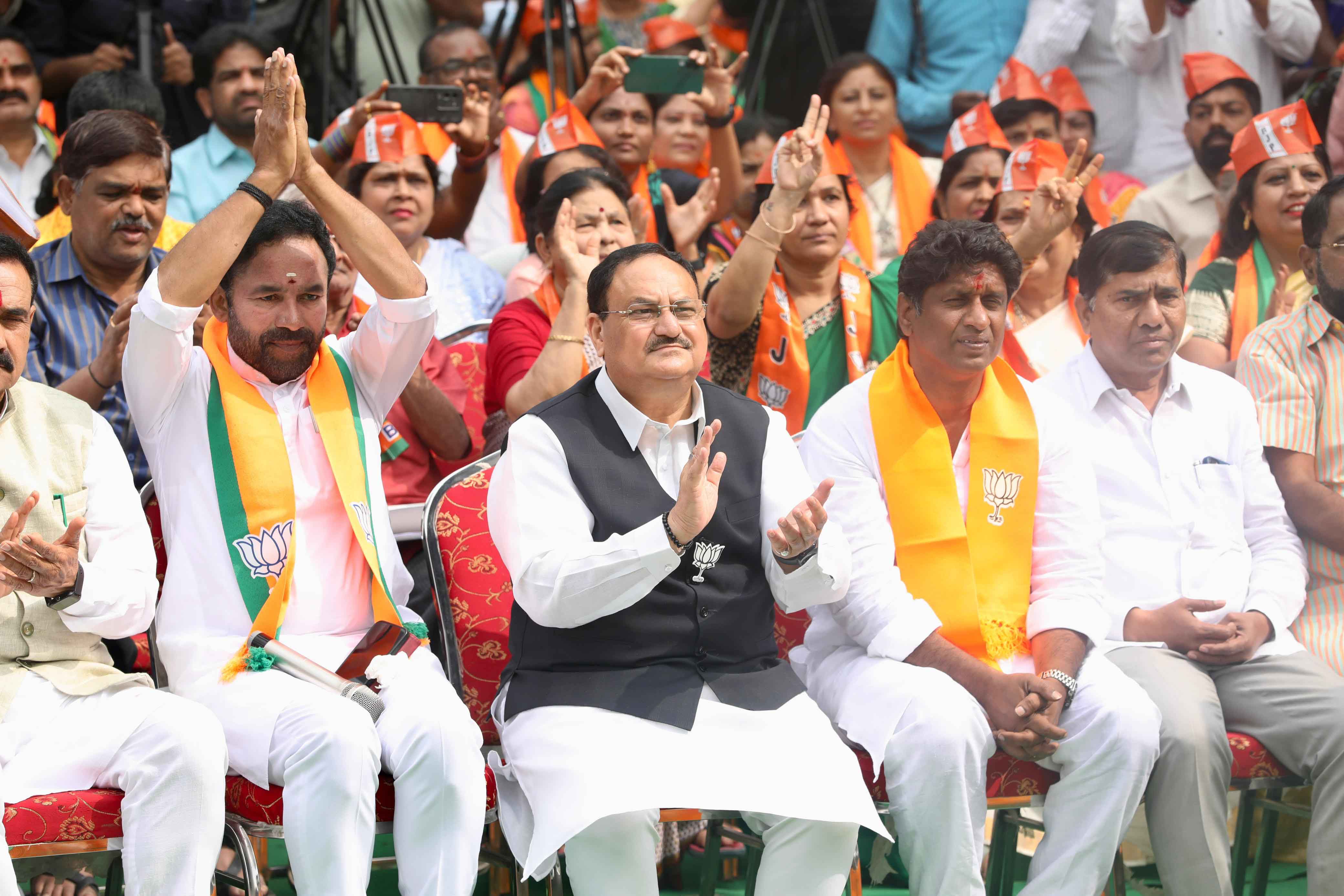 Hon'ble BJP National President Shri J.P. Nadda After Listening To Hon ...